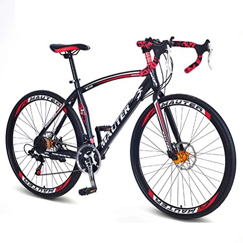 Road Bike : DOS Road Bike 700c Carbon steel 30 Speeds 27 Inches Compatible Outdoor MTB Bike