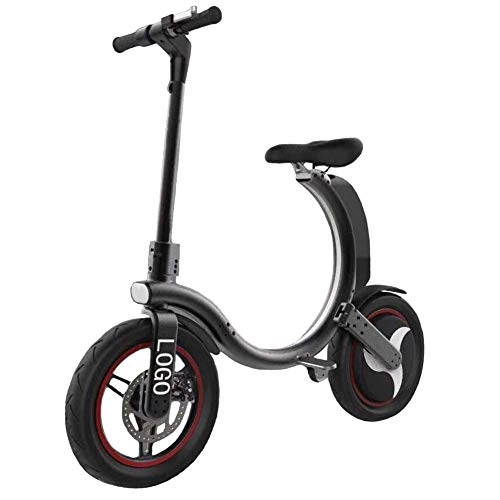Road Bike : E-Bike Portable Electric Bike Collapsible 14 Inch Folding With 30Km Range, 36V 350W Electric Bicycle, Suitable For Short Trips, Schools, Commuting To Work, Avoiding Traffic Jams
