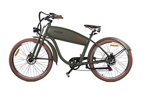 Road Bike : Electri Electric Bicycle Bold Military Green