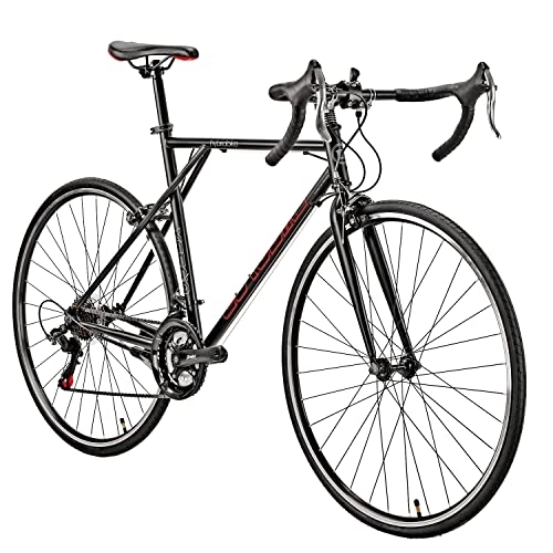 Road Bike : Eurobike Road Bike, YH-XC560, Shimano 21 Speeds, Light Weight Frame, 700C Road Bikes for Men, Commuter Bikes (BLACK)