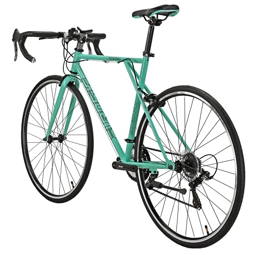 Road Bike : Eurobike Road Bikes mens, 21-Speed bike, 54CM-Frame, Multiple Color (560-green)