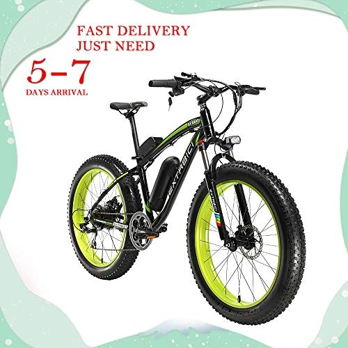 Road Bike : Extrbici XF660 500W 48V 10.4AH Electric Bike 26'x4.0 Fat Bike Cruiser 7 Speeds Shimano Derailluer Snow Beach Mountain eBike Bicycle Dual Hydraulic Power Off Disc Brakes