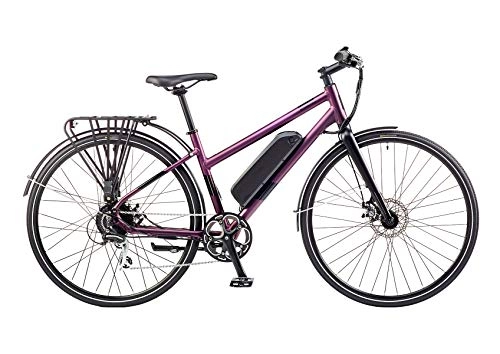 Road Bike : EZEGO Commute EX Ladies Electric Commuter Bike, electric bike, Purple, 250W, 36V rear motor, 11.6Ah battery, 15