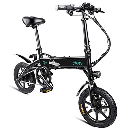 Road Bike : FIIDO D1 14 inch Folding Electric Bike 7.8Ah Black (EU Plug)