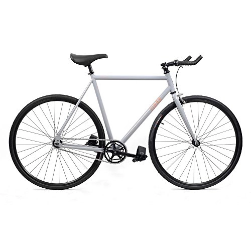 Road Bike : Finna Cycles Fastlane Bicycle, Unisex Adult, Unisex adult, Fastlane, Grey (road Surface), Medium