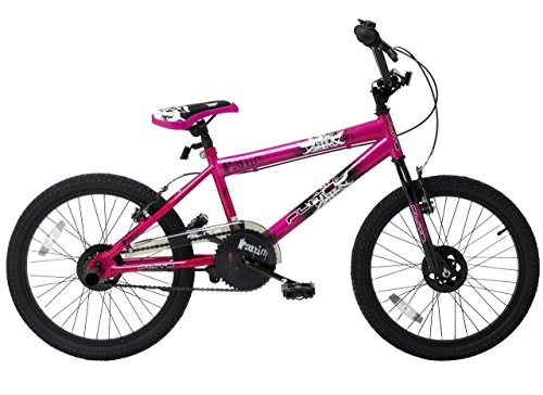 Road Bike : Flite Panic Girls' Freestyle Bike Pink, 12" inch bmx steel frame, 1 speed hi-ten steel bmx forks black freestyle 2.125 inch tyres