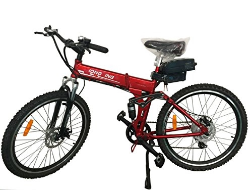 Road Bike : Folding Electric Bike 250w with a 36v10ah lithium battery Limitless Sharing (red)