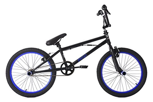 Road Bike : Freestyle BMX Bike 20" Yakuza Black-Blue KS Cycling
