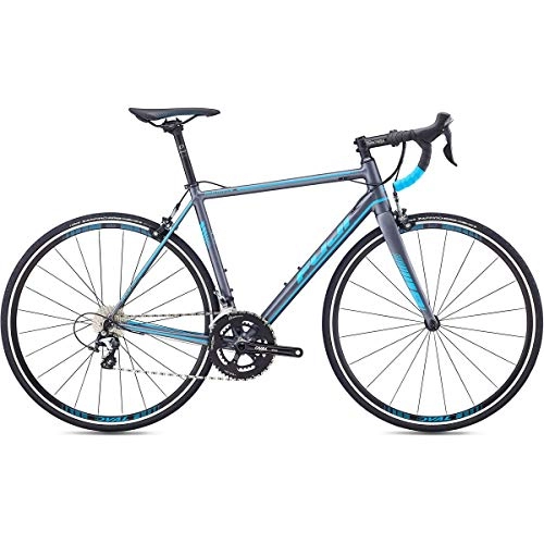 Road Bike : Fuji Roubaix 1.5 Road Bike 2019 Satin Anthracite / Cyan 52cm (20.5") 700c