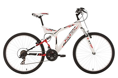 Road Bike : Fully Mountain Bike 26" Zodiac 21 Gear White KS Cycling