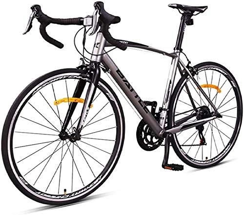 Road Bike : GJZM Road Bike Adult Men 16 Speed Road Bicycle 700 * 25C Wheels Lightweight Aluminium Frame City Commuter Bicycle Perfect For Road Or Dirt Trail Touring