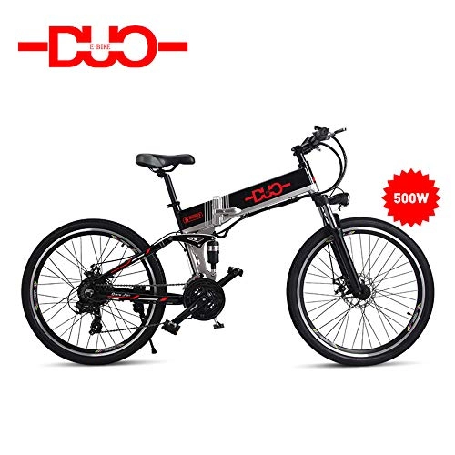 Road Bike : Gunai Electric Bike, 48V 500W Moutain Bike 21 Speeds 26 Incheswith Removable New Energy Lithium Battery