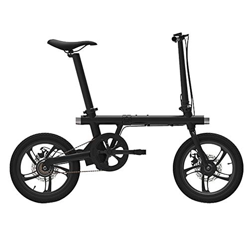 Road Bike : H&BB Mini Electric Bike, Folding E-Bike Scooter Portable City Speed Bike 3 Modes With LED Lighting Lightweight Adult Moped Outdoor Riding