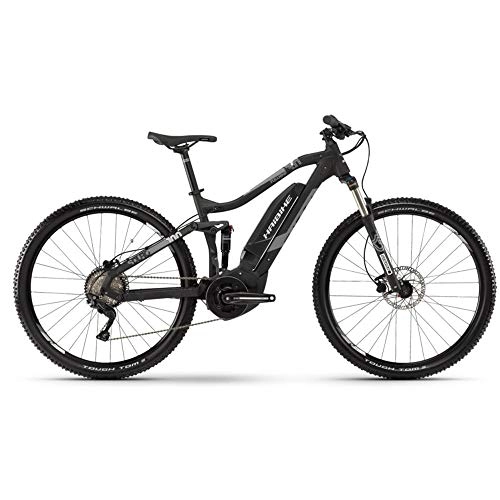 Road Bike : HAIBIKE Sduro FullNine 3.0 29'' Pedelec E-Bike MTB Black / Grey 2019: Size: L