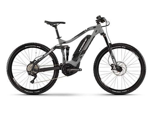 Road Bike : HAIBIKE Sduro FullSeven LT 3.0 27.5 Inch Pedelec E-Bike MTB Grey / Black 2019, Grau / Schwarz / Wei matt, XL