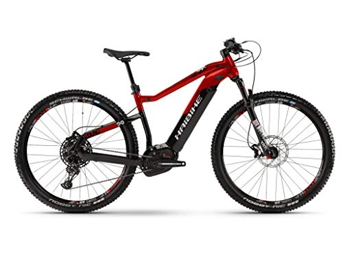 Road Bike : HAIBIKE Sduro Hardnine 10.0 Bosch 500Wh 12v Black / Red Size 40 2019 (eMTB Hardtail)