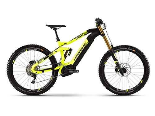 Road Bike : HAIBIKE Xduro dwnhll 9.0 27.5'' 500wh Bosch 11v Yellow / Black Size 42 2019 (eMTB Downhill)