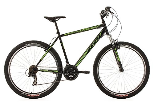 Road Bike : Hardtail Mountain Bike 27.5" / 650B Icros Black-Green 21 Gear KS Cycling