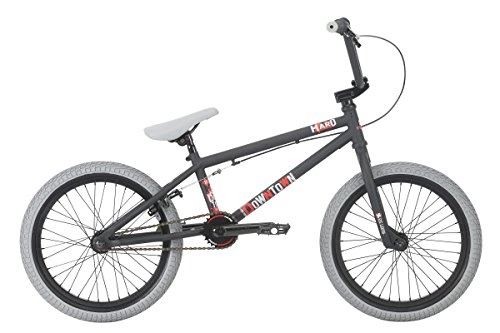 Road Bike : Haro Kids' Downtown Bmx Bike, Matte Black, 18-Inch