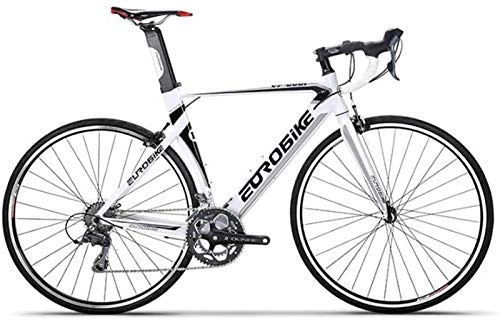 Road Bike : HCMNME durable bicycle Adult Road Racing Race Bike, Teenage Student City Freestyle Bicycle, Mountain Bikes, Competition Wheels, 14 speed Alloy frame with Disc Brakes (Color : F)