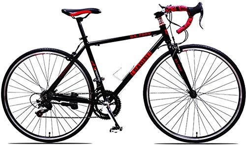 Road Bike : HFFFHA Men's Mountain Bikes, High-carbon Steel Hardtail Mountain Bike, Mountain Bicycle With Front Suspension Adjustable Seat (Size : 27IN)