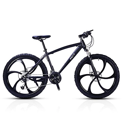 Road Bike : Huoduoduo Bike, Mountain Bike, 26 Inch 27-Speed, Material High Carbon Steel, Front And Rear Mechanical Disc Brakes, Non-Slip Tires