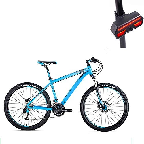 Road Bike : Huoduoduo Bike, Mountain Bike, 26 Inch 30 Speed Disc Brake Aluminum High-End Off-Road Vehicle, Bicycle Turn Signal