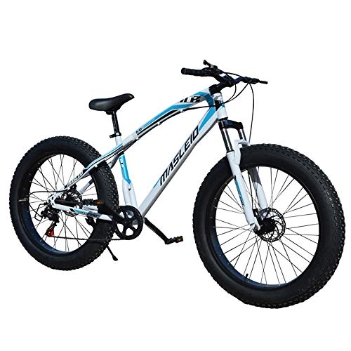 Road Bike : Huoduoduo Bike Mountain Bike 26 Inch Disc Brake, Wide Tire, Snowmobile, Adult Beach