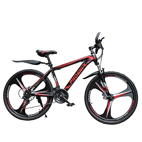 Road Bike : Huoduoduo Bike Mountain Bike Cross Country 26 Inch Double Disc Brake 21 / 27 Speed Male And Female Speed Change, 27 Speed
