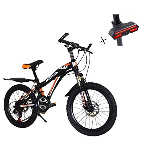 Road Bike : Huoduoduo Bike Mountain Bike Disc Brake 20 Inch Folding Soft Tail Frame High Carbon Steel Give Bike Turn Signal