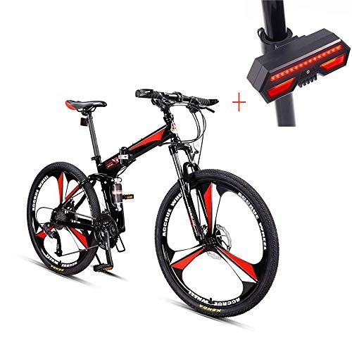 Road Bike : Huoduoduo Bike, Mountain Bike, High Carbon Steel, Fast Foldingeasy To Carry, Gift Bicycle Turn Signal