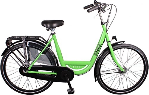 Road Bike : ID Personal 26 Inch 50 cm Woman 3SP Roller brakes Green