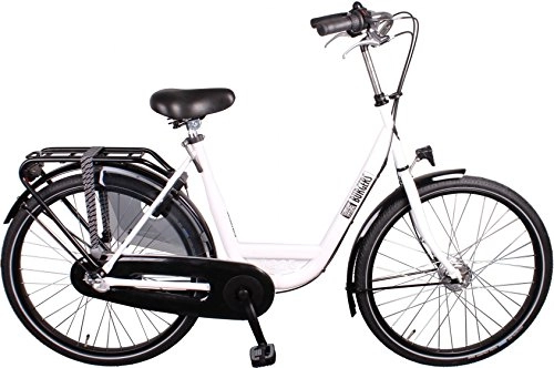 Road Bike : ID Personal 26 Inch 50 cm Woman 3SP Roller brakes White