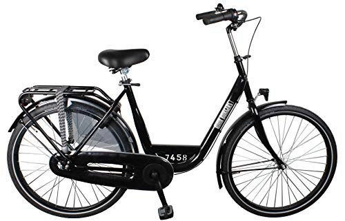 Road Bike : ID Personal 26 Inch 50 cm Woman 7SP Coaster Brake Black