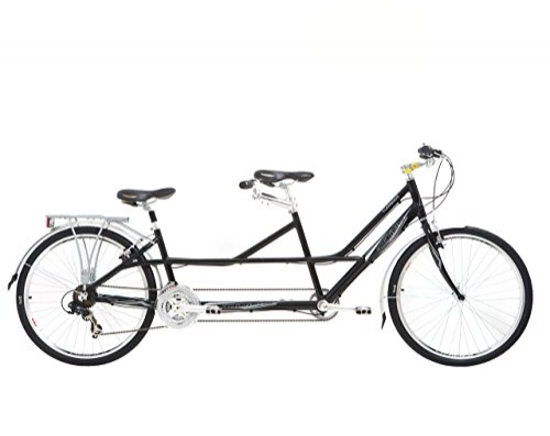 Road Bike : Indigo Turismo 1, Unisex Tandem Bike, 21 Speed, 26 Inch Wheel, Black