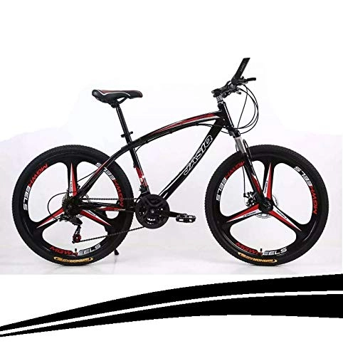 Road Bike : JASIQ 26" Mountain Bike Cycle - Rare 3 Spoke Mag Alloy wheel - Shimano 24 Gears Speed (Black)