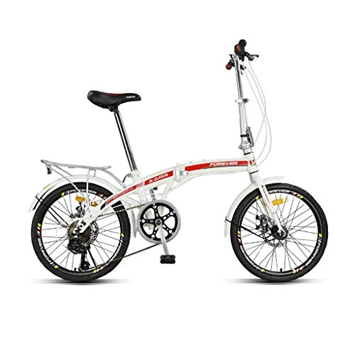 Road Bike : Kids' Bikes Bicycle speed bicycle boy girl bicycle student bicycle city bicycle folding bicycle small mini bicycle, 7-speed shift, 20 inches (Color : Red, Size : 150 * 30 * 112cm)
