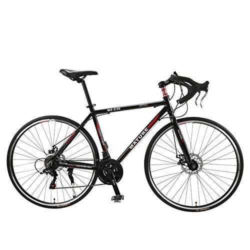 Road Bike : KOWE Road Bike, City Utility Bike, Adult Aluminum Alloy Frame Ultra-Light Bicycle, A, 21 speed