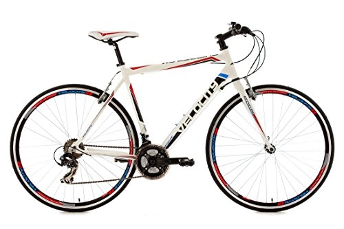 Road Bike : KS Cycling Fitness Bike 28'' Velocity White FH 56 cm