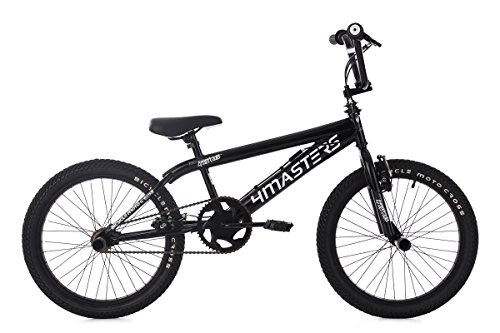 Road Bike : KS Cycling Freestyle BMX 20" 4Masters Black and White