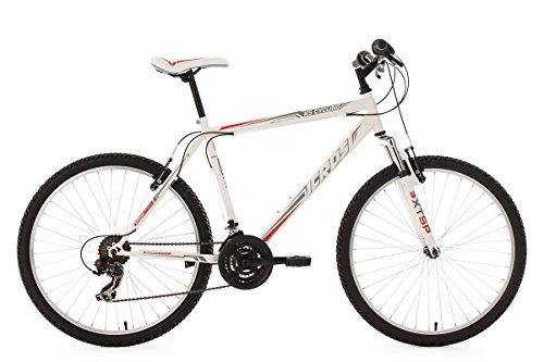 Road Bike : KS Cycling Hardtail Mountain Bike 26" Icros White-Red 21 Gear