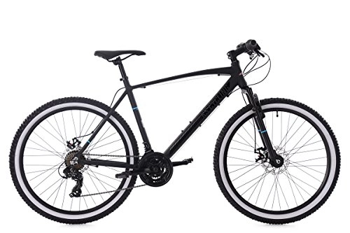 Road Bike : KS Cycling Hardtail Mountain Bike 26" Larrikin Aluminium Black 21 Speed