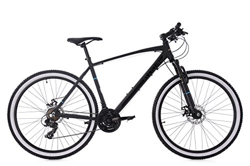 Road Bike : KS Cycling Hardtail Mountain Bike 27.5" / 650B Larrikin Aluminium Black 21 Speed