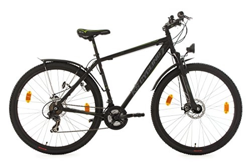 Road Bike : KS Cycling Hardtail Mountain Bike 29" Heist Black-Green 21 Gear
