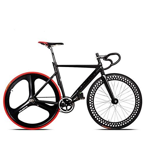 Road Bike : Kungfu Mall 700C Racing Bike Bicycle Aluminum Alloy Frame Fixed Gear Fixed Cog Back Riding Track Bike