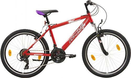 Road Bike : Leader Ficarius 24 Inch 40 cm Boys 21SP Rim Brakes Red