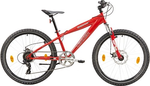 Road Bike : Leader Voyager 26 Inch 35 cm Men 8SP Disc Brake Red