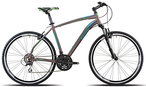 Road Bike : Legnano 380Red Road Gent 28"21V Size 56Suspension Bronze (MTB) Bike / Bicycle 380Red Road Gent 28" 21S Size 56Bronze (MTB Front Suspension)