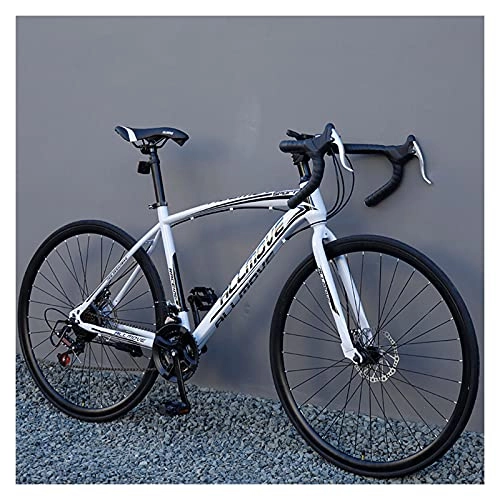 Road Bike : LHQ-HQ 24 Speed 700C Wheels Road Bike 52cm Frame 3cm rim Dual Disc Brake Regular Spoke Wheels Road Bicycle for adults men, C