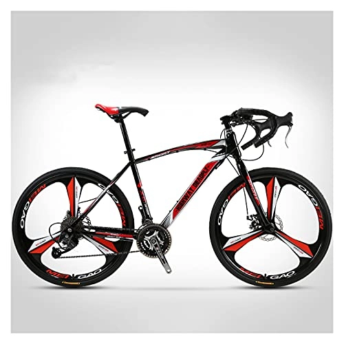 Road Bike : LHQ-HQ 26Inch 24 Speed 700C Wheels Road Bike Dual Disc Brake 3 Spoke Wheel Road Bicycle for Adults Men Women, D